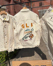 將圖片載入圖庫檢視器 BIG JOHN GREEN LABEL WILD DUCK JACKET TIGER EMB
