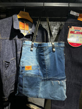 將圖片載入圖庫檢視器 BIG JOHN DENIM PATCHWORK TOTE BAG - LIMITED EDITION
