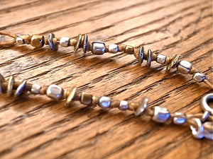 Blue African Disk Beads 3way Choker