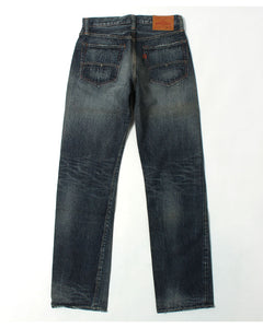 EIGHT'G 602-RD3 TIGHT STRAIGHT REAL DAMAGE JEANS