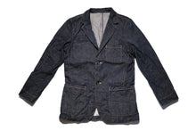 Load image into Gallery viewer, UES 14.9oz INDIGO DYED DENIM BLAZER
