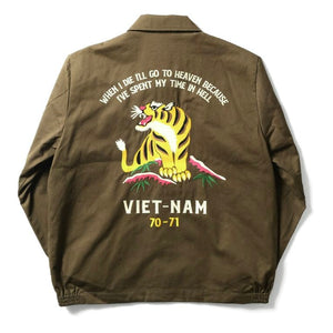 HOUSTON VIETNAM JACKET (TIGER) - OLIVE DRAB