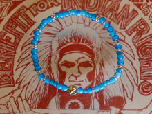 將圖片載入圖庫檢視器 White Hearts Circle Star Bracelet -Blue-
