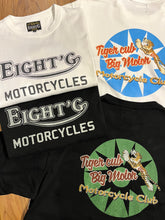 將圖片載入圖庫檢視器 EIGHT&#39;G &quot;MOTORCYCLES&quot; T-SHIRT
