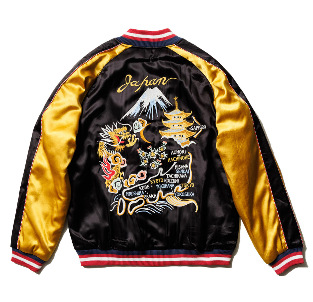 HOUSTON RAYON SOUVENIR JACKET (MAP)