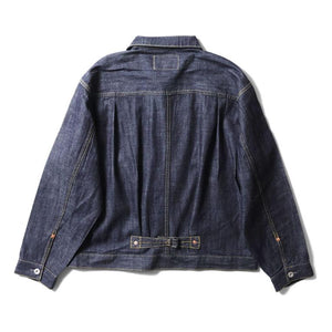 HOUSTON US COTTON 8oz TYPE-I DENIM JACKET - INDIGO ONE WASH