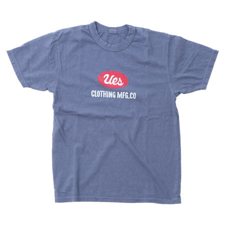 UES DENIM LOGO T-SHIRT - GRAY