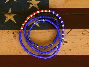 Vintage White Hearts -U.S.A.-