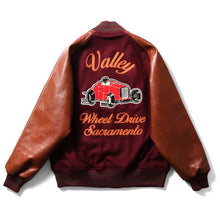 將圖片載入圖庫檢視器 HOUSTON MELTON AWARD JACKET (VALLEY) - MAROON
