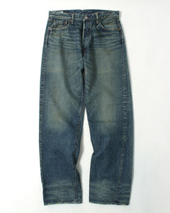 EIGHT'G 605-RD LOOSE STRAIGHT REAL DAMAGE JEANS