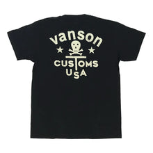 Load image into Gallery viewer, VANSON SKULL T-SHIRT - BLACK
