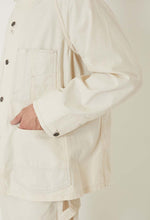 將圖片載入圖庫檢視器 BLUE BLUE WOVEN VINTAGE TWILL RAGLAN SLEEVE COVERALL JACKET
