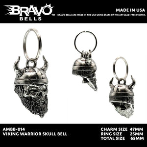 BRAVO BELLS - VIKING WARRIOR SKULL