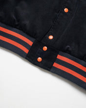 Load image into Gallery viewer, HOUSTON CORDUROY AWARD JACKET - BLACK
