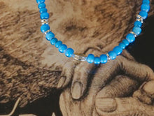 將圖片載入圖庫檢視器 White Hearts Circle Star Bracelet -Blue-
