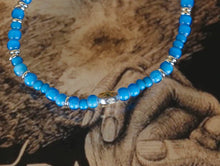將圖片載入圖庫檢視器 White Hearts Circle Star Bracelet -Blue-
