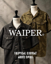 將圖片載入圖庫檢視器 WAIPER TROPICAL COMBAT SHIRT - BLACK
