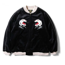 Load image into Gallery viewer, HOUSTON VELVETEEN SOUVENIR JACKET (TIGER) / 別珍 - BLACK
