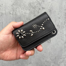Load image into Gallery viewer, TOCHIGI LEATHER BIFOLD WALLET FLOWER
