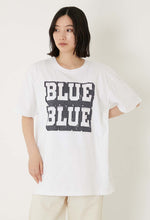 將圖片載入圖庫檢視器 BLUE BLUE KNITTED BONDING OPAL COLOR DENIM TEE - WHITE
