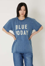 將圖片載入圖庫檢視器 BLUE BLUE KNITTED INDIGO “BLUE TODAY” TEE

