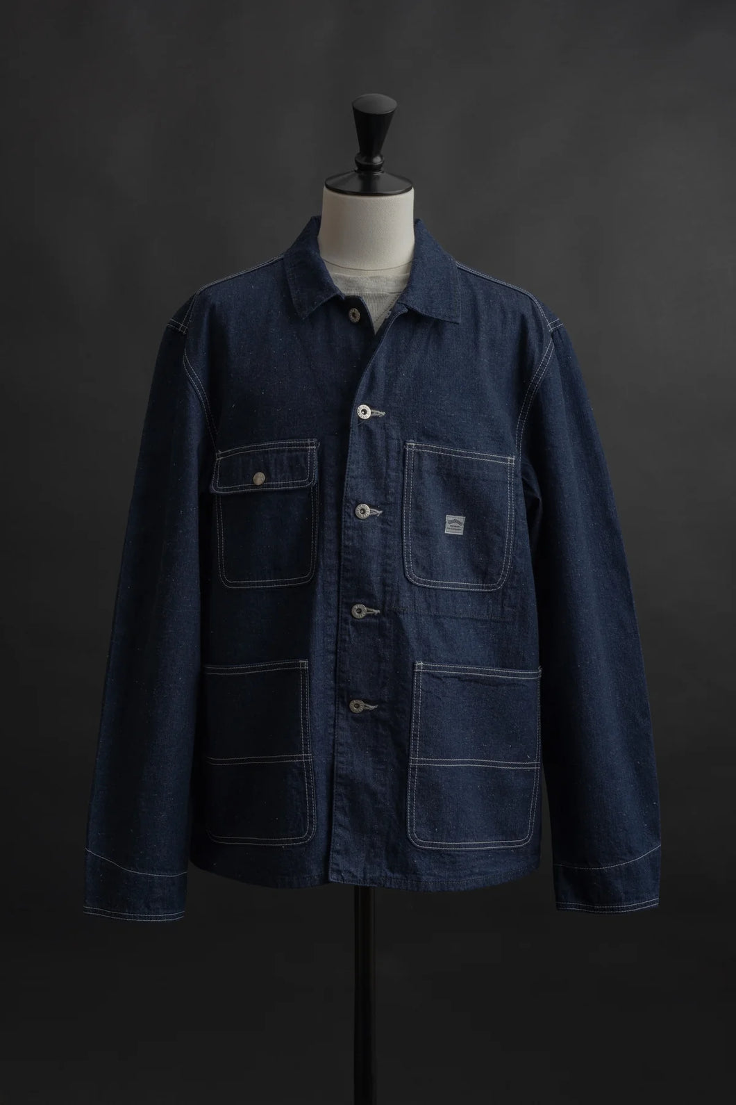 WR623F (81) World Workers Indigo Nep Denim Coverall Jacket