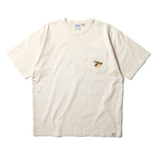 將圖片載入圖庫檢視器 HOUSTON PIGMENT FOAM PT SOUVENIR TEE(TIGER) - NATURAL
