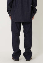 將圖片載入圖庫檢視器 BLUE BLUE MENS WOVEN MOD SUPIMA SELVAGE DENIM WIDE JEANS
