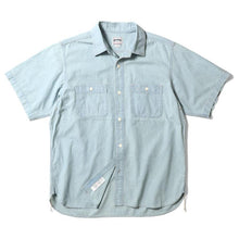 將圖片載入圖庫檢視器 HOUSTON USA COTTON CHAMBRAY WORK SHIRT
