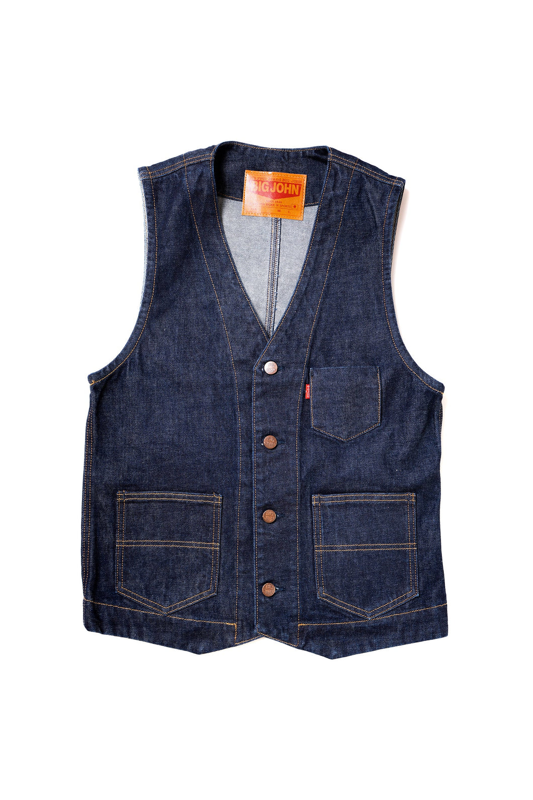 BIG JOHN SP602 (001) AUTHENTIC DENIM VEST