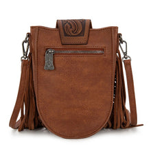 將圖片載入圖庫檢視器 MONTANA WEST [Genuine Hair-On Cowhide Tooled Fringe Crossbody Bag]
