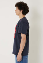 將圖片載入圖庫檢視器 BLUE BLUE KNITTED BONDING OPAL COLOR DENIM TEE - NAVY
