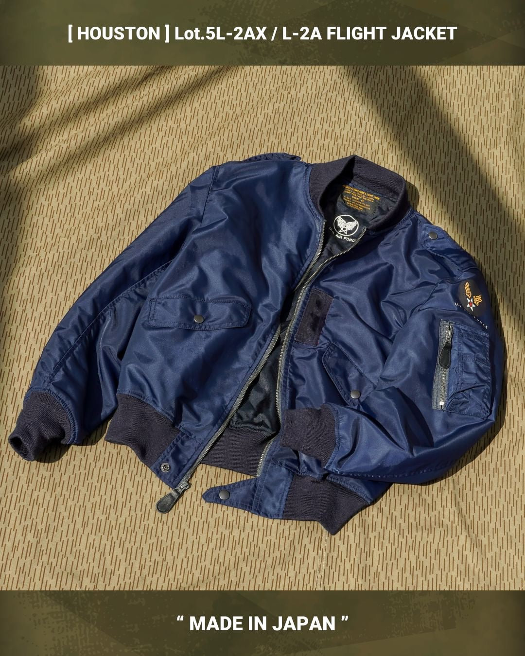 HOUSTON L-2A FLIGHT JACKET – CRAFTMAN