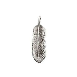 Feather Right Facing Pendant, Small