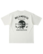 Load image into Gallery viewer, BILLVAN BILL’S MOTO Skull Helmet Biker T-shirt
