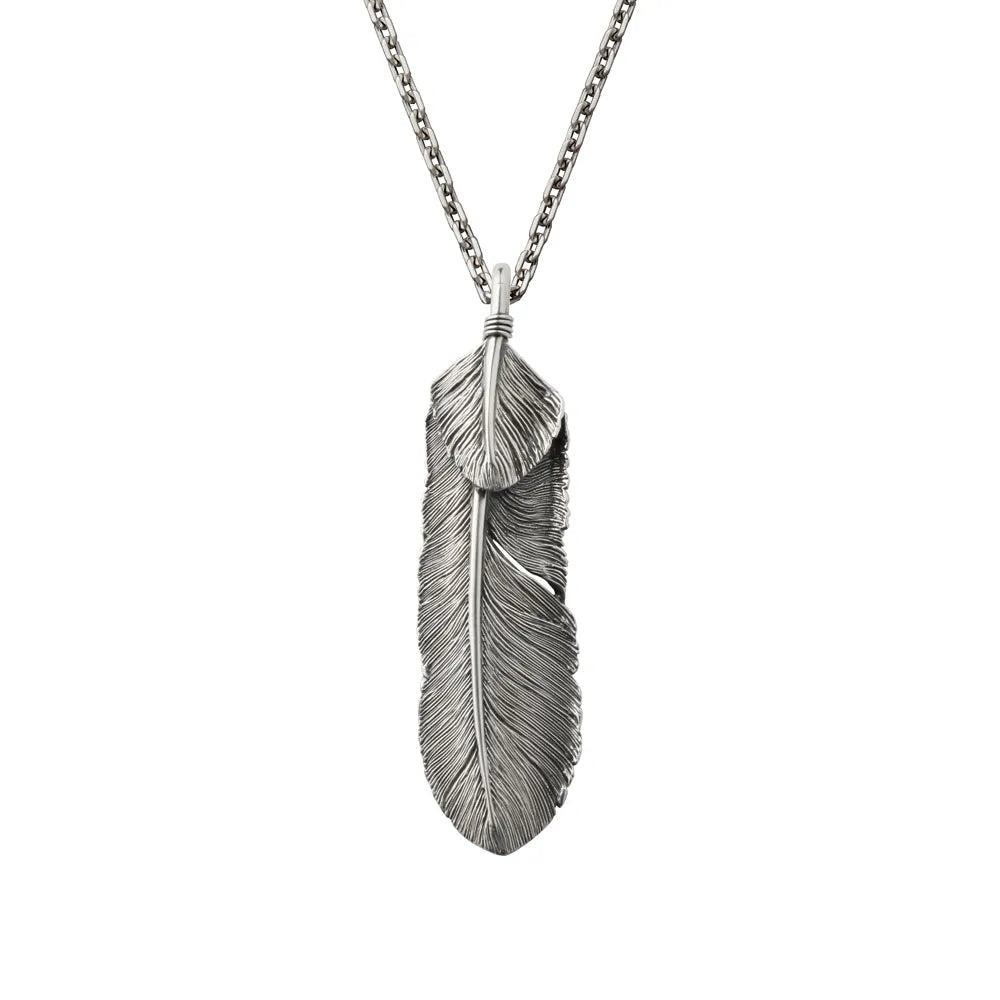 Feather Heart Left Facing Pendant – CRAFTMAN