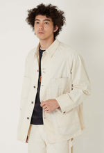 將圖片載入圖庫檢視器 BLUE BLUE WOVEN VINTAGE TWILL RAGLAN SLEEVE COVERALL JACKET
