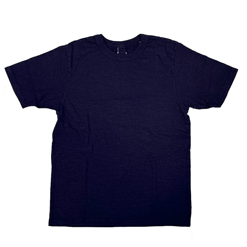 UES No. 8 SLUB NEP SHORT SLEEVE T-SHIRT - NAVY