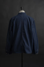 將圖片載入圖庫檢視器 WR623F (81) World Workers Indigo Nep Denim Coverall Jacket
