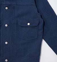 將圖片載入圖庫檢視器 EDWIN TYPE-II COTTONLINEN JACKET - NAVY
