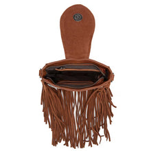 將圖片載入圖庫檢視器 MONTANA WEST [Genuine Hair-On Cowhide Tooled Fringe Crossbody Bag]
