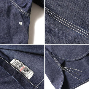 HOUSTON USA COTTON CHAMBRAY WORK SHIRT