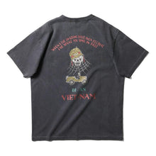 將圖片載入圖庫檢視器 HOUSTON PIGMENT U.S. COTTON PRINT TEE(SKULL)

