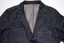 Load image into Gallery viewer, UES 14.9oz INDIGO DYED DENIM BLAZER
