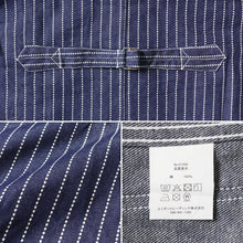 Load image into Gallery viewer, HOUSTON WABASH DENIM RAILROADER WORK VEST
