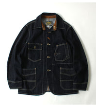 Load image into Gallery viewer, EIGHT'G 13oz WABASH STRIPE WORK COAT
