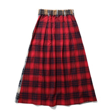 Load image into Gallery viewer, HOUSTON OMBRE CHECK WRAP SKIRT
