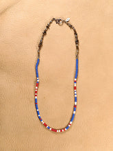 將圖片載入圖庫檢視器 Blue African Disk Beads 3way Choker
