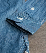 Load image into Gallery viewer, UES COTTON/LINEN CHAMBRAY WORK SHIRT
