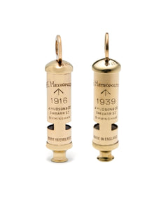 ACME Limited Edition Polished Brass Whistle Pendant